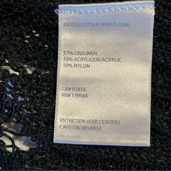 Tribal X-Large sweater Open Knit Short Sleeve Cardigan Crochet‎ whimsical - Picture 6 of 10